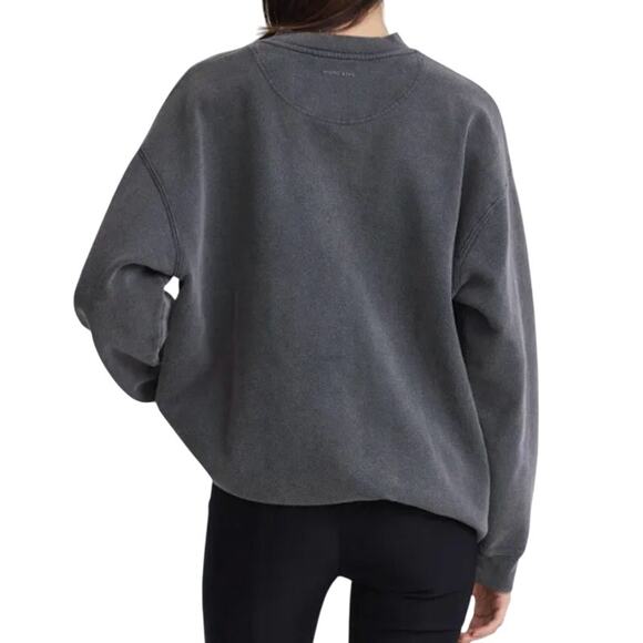 Anine Bing Tyler Sweatshirt in Navy, Size M - Picture 3 of 10